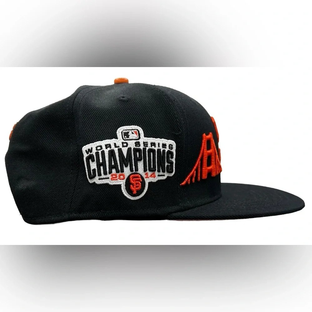 NEW San Francisco Giants PRO STANDARD SnapBack Hat 2014 Champions Pink UV - Picture 2 of 11